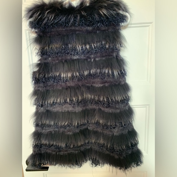 Yves Solomon lamb fur vest - Picture 2 of 3